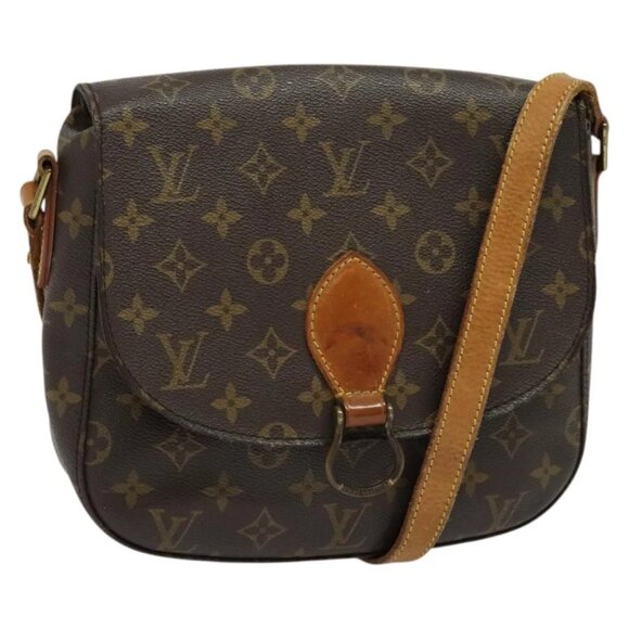 LOUIS VUITTON Monogram Saint Cloud GM Shoulder Bag M51242 LV Auth hk2869 - Picture 1 of 16